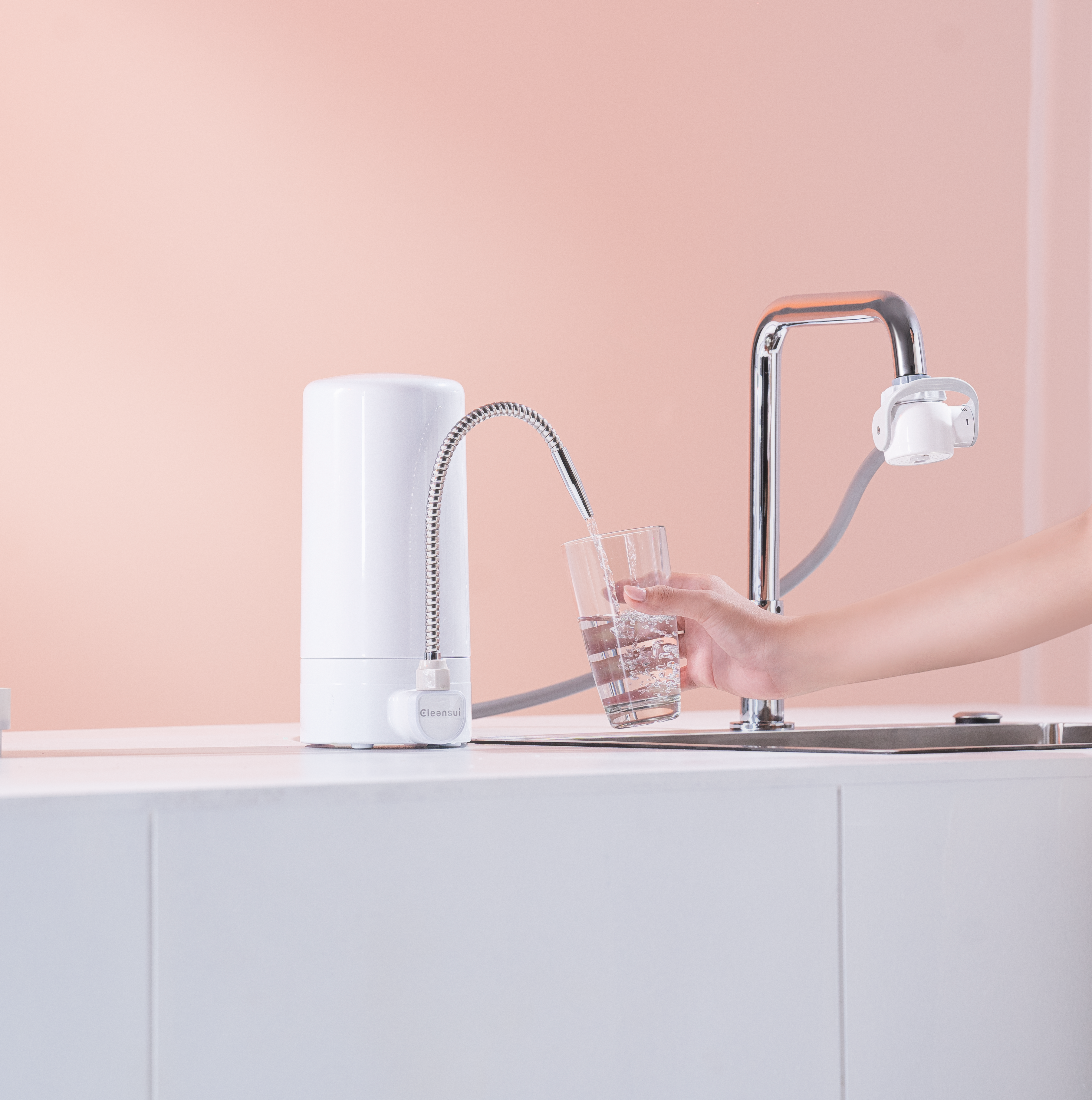 Thiết bị lọc nước lắp trên bồn rửa